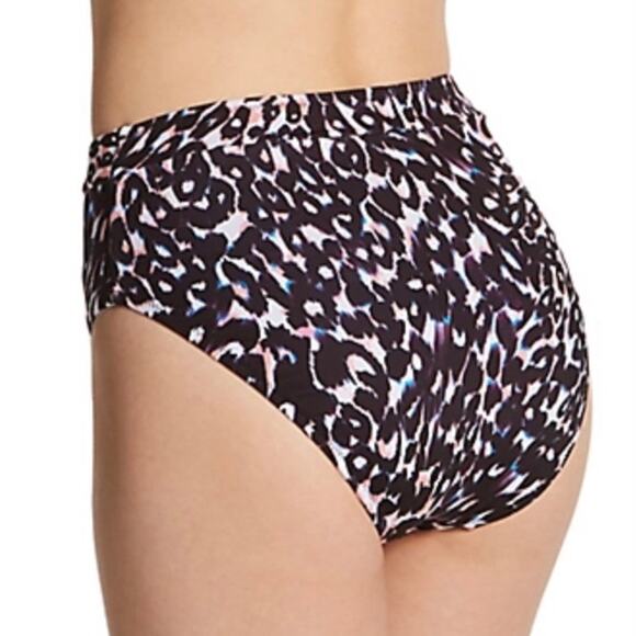 NWT Sanctuary leopard print high waist full coverage bikini bottoms - Picture 2 of 8